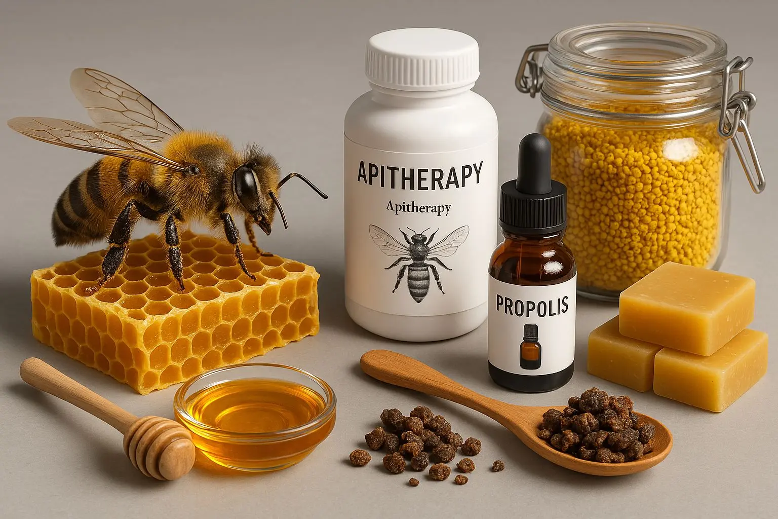 Productos de la colmena usados en apiterapia Bogotá