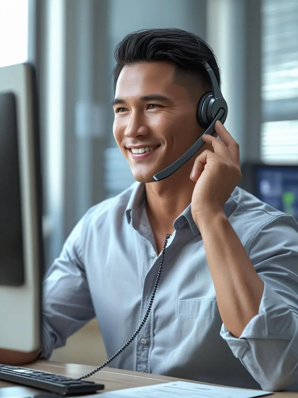 Persona contestando por whatsapp desde IIMAN Apiterapia