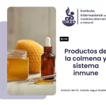 Productos de la colmena para fortalecer el sistema inmune como miel y propóleo en un contexto de salud natural