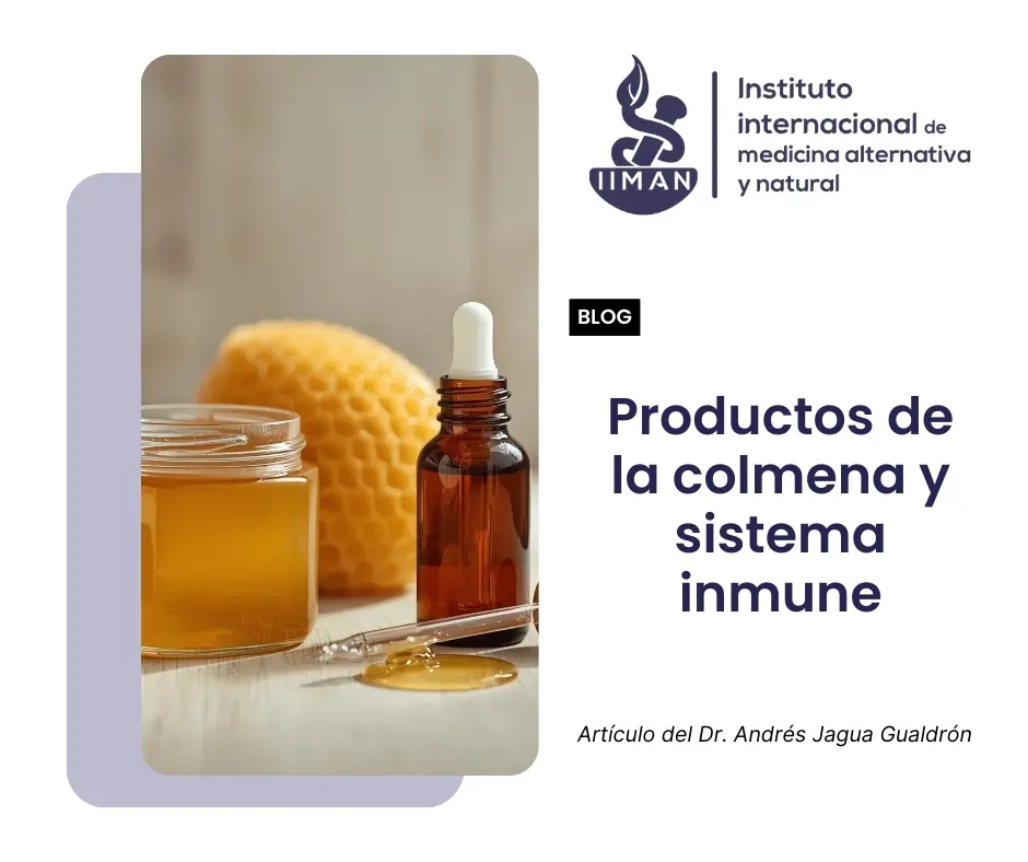 Productos de la colmena para fortalecer el sistema inmune como miel y propóleo en un contexto de salud natural