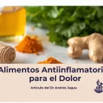 Alimentación antiinflamatoria para el dolor basada en alimentos naturales con evidencia científica