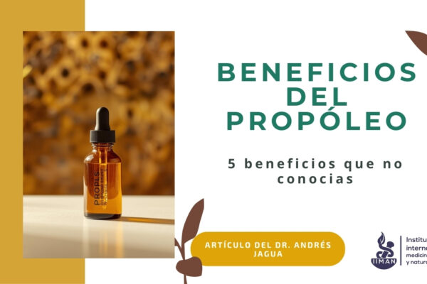 Imagen de extracto natural mostrando los beneficios del propóleo respaldados por la ciencia para la salud